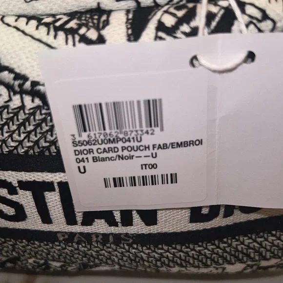 ❗️SALE❗️CHRISTIAN DIOR  Plan de Paris Canvas Embroidered Cosmetic Bag -VIP Gift - Picture 4 of 9